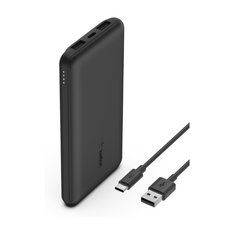 Belkin 10000mAh portable power bank for travelers